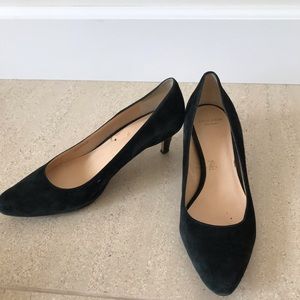 Cole Haan black suede pumps